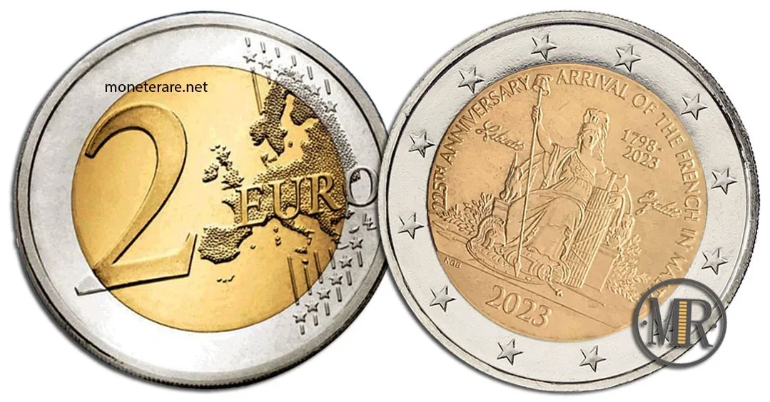 2 Euro Commemorative Malta 2023 Napoleon Bonaparte