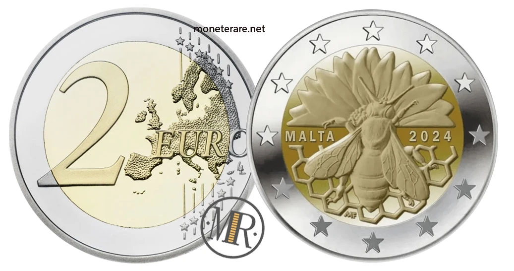 Malta €2 commemorative 2024 – Ape maltese
