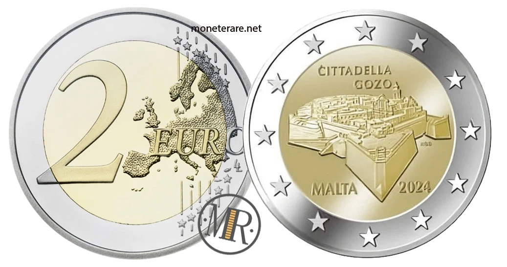 Malta €2 commemorative 2024 – Ċittadella Gozo
