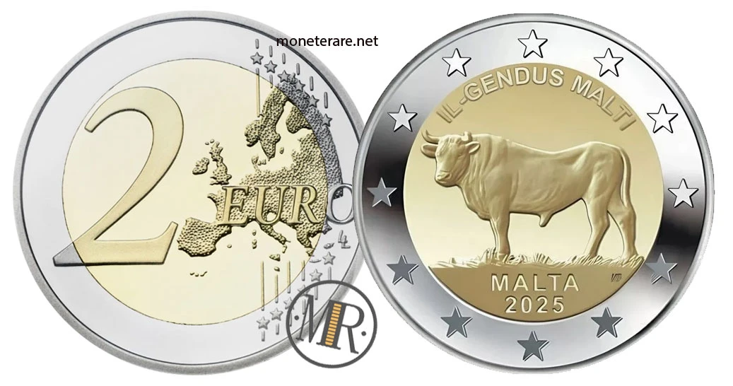 2 Euro Commemorative Malta 2025 – Maltese Bull