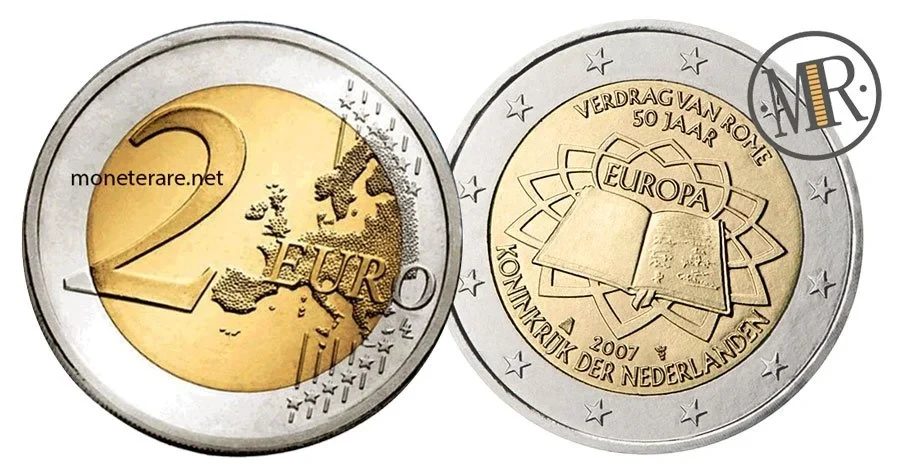 2 Euro Commemorative Netherlands 2007 Treaties of Rome
