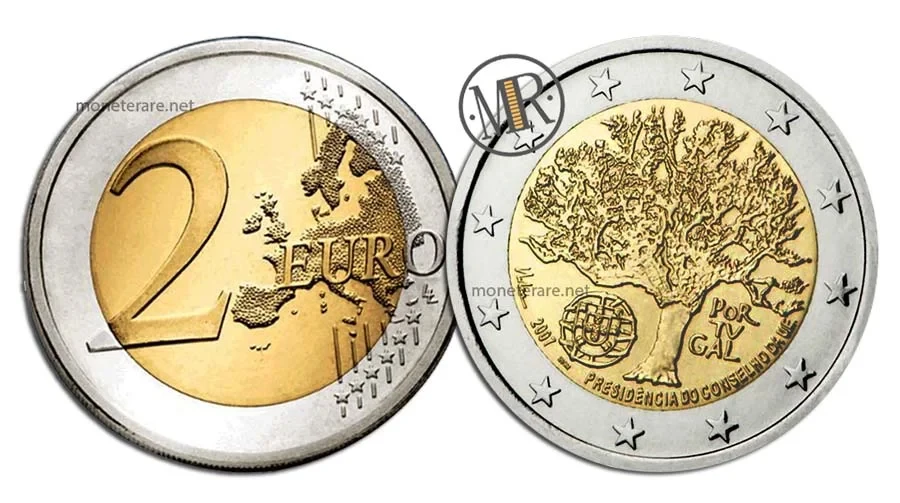 2 Euro Commemorative Portugal 2007 Presidency Council