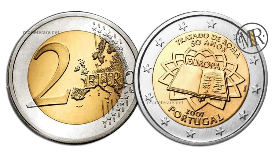 2 Euro Commemorative Portugal 2007 Treaties of Rome