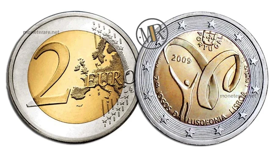 2 Euro Commemorative Portugal 2009 Games of Lusophony