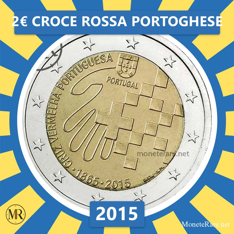 Estonia 2€ Portuguese Red Cross 2015 Estonia 2€ Portuguese Red Cross 2015 (coin photo)
