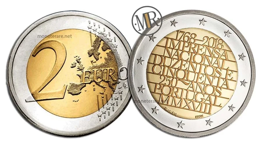 2 Euro Commemorative Portugal 2018 Portuguese Mint