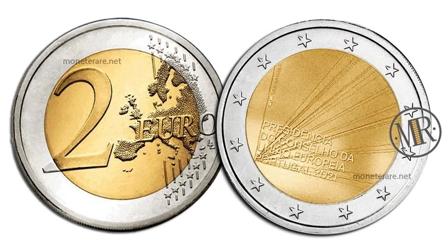 2 Euro Commemorative Portugal 2021 Presidency of the Council