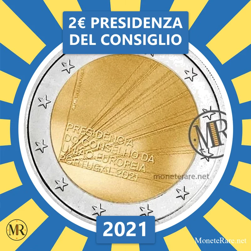 Estonia 2€ Presidency of the Council 2021 (coin photo)