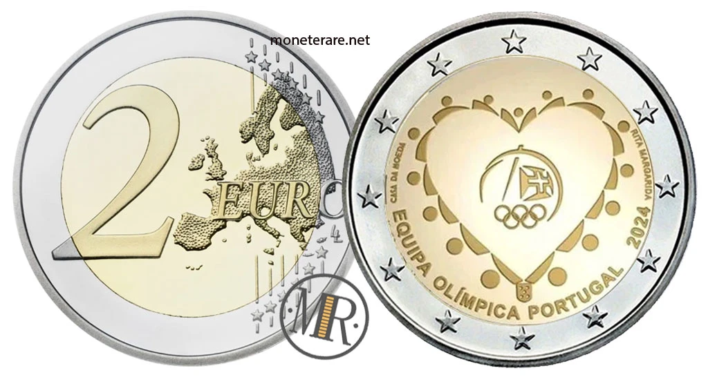 Portugal €2 commemorative 2024 – Equipa Olímpica / Giochi di Parigi