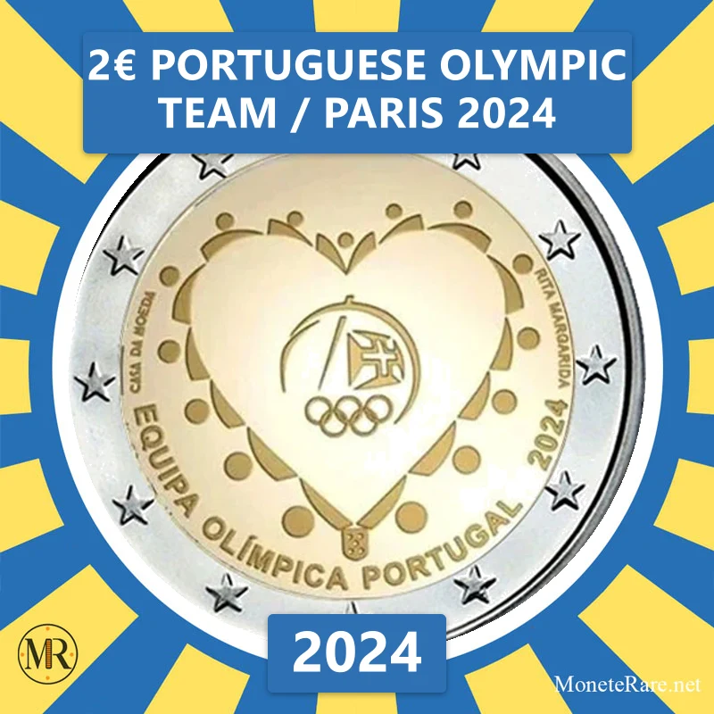 Estonia 2€ Portuguese Olympic Team / Paris 2024 2024 (coin photo)