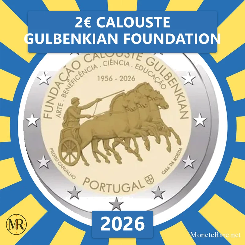 Estonia 2€ Calouste Gulbenkian Foundation 2026 Estonia 2€ Calouste Gulbenkian Foundation 2026 (coin photo)
