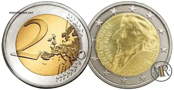 2 Euro Commemorative Slovenia 2008 Primoz Trubar