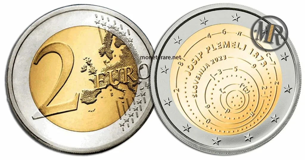 2 Commemorative Euro Slovenia 2022 Josip Plemelj