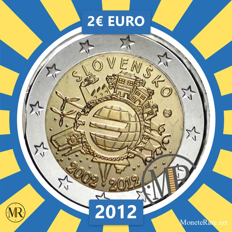 Slovakia 2€ Euro 2012 (coin photo)