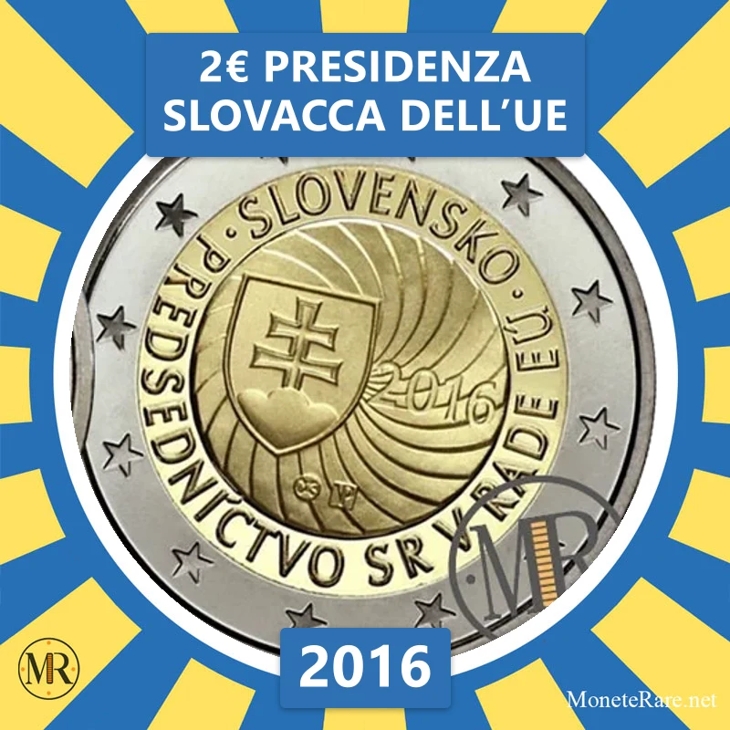 Slovakia 2€ Slovak Presidency of the EU 2016 (coin photo)