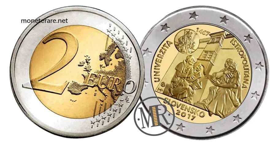 2 Euro Slovakia 2017 Commemorative Universitas Istropolitana