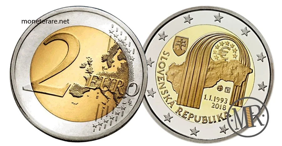 2 Euro Slovakia 2018 Commemorative Slovak Republic