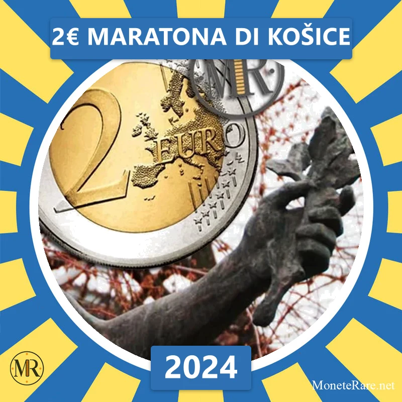 Slovakia 2€ Maratona di Košice 2024 (coin photo)