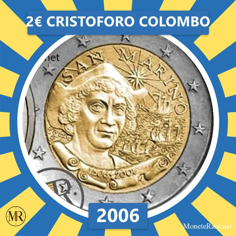 Estonia 2€ Cristoforo Colombo 2006 Estonia 2€ Cristoforo Colombo 2006 (coin photo)