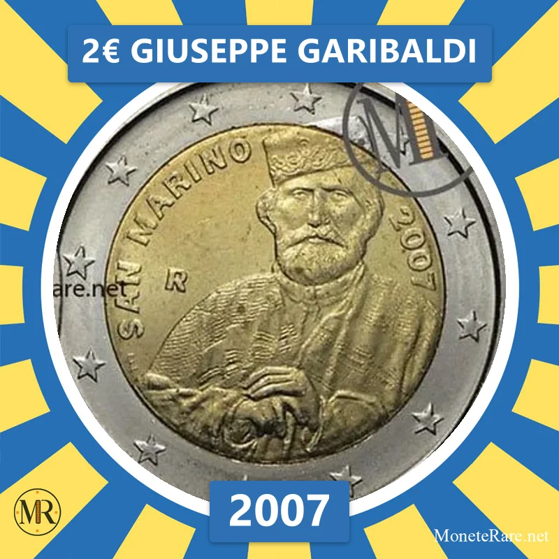 Estonia 2€ Giuseppe Garibaldi 2007 Estonia 2€ Giuseppe Garibaldi 2007 (coin photo)