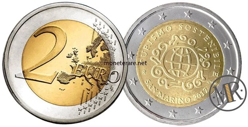 2 Euro Commemorative San Marino 2017 Sustainable Tourism