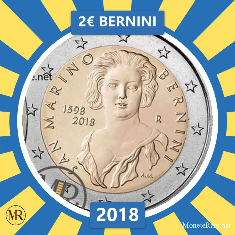 Estonia 2€ Bernini 2018 (coin photo)