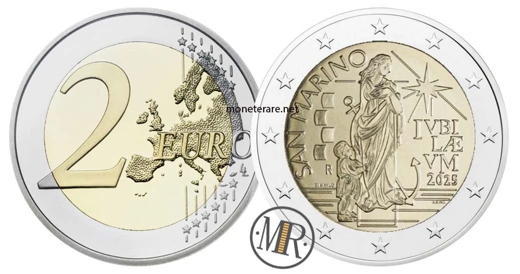 San Marino €2 commemorative 2025 – Giubileo