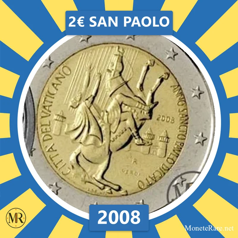 Vatican City 2€ San Paolo 2008 (coin photo)