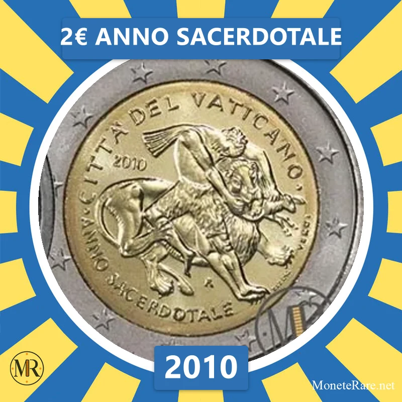 Vatican City 2€ Priestly Year 2010 (coin photo)