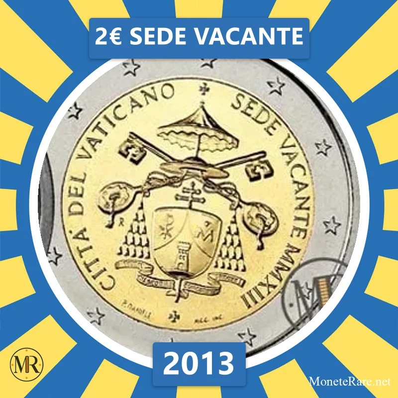 Vatican City 2€ Vacant See 2013 (coin photo)