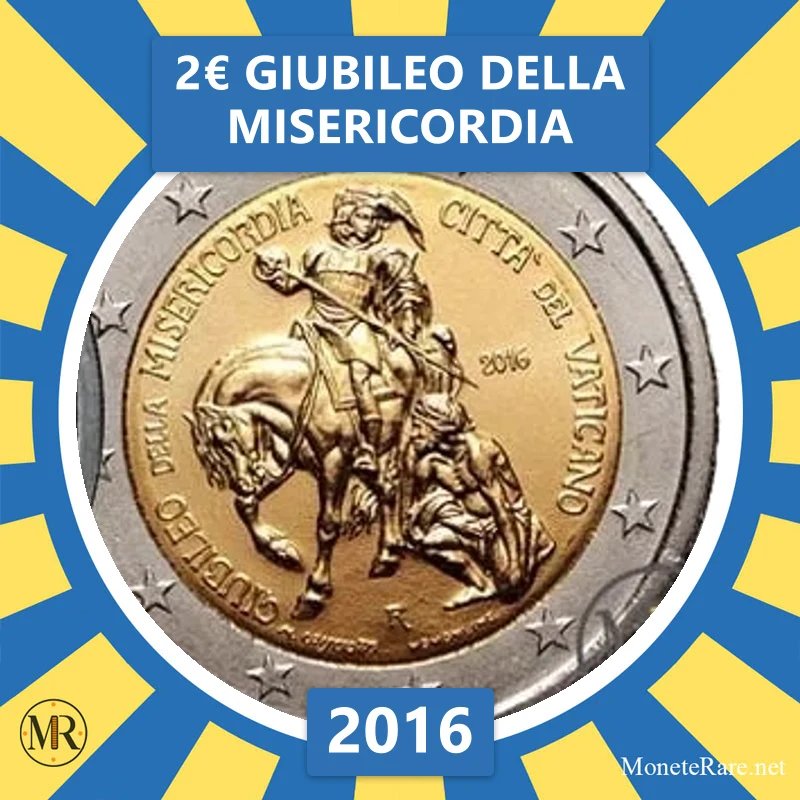 Vatican City 2€ Jubilee of Mercy 2016 (coin photo)