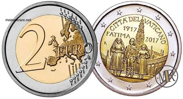 2 Euro Commemorative Vatican 2017 Madonna of Fatima