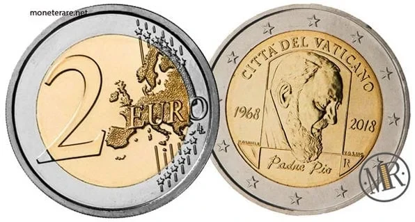 2 Euro Commemorative Vatican 2018 Padre Pio