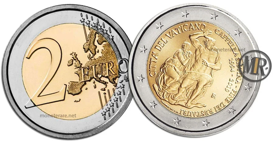 2 Euro Commemorative Vatican 2019 Sistine Chapel