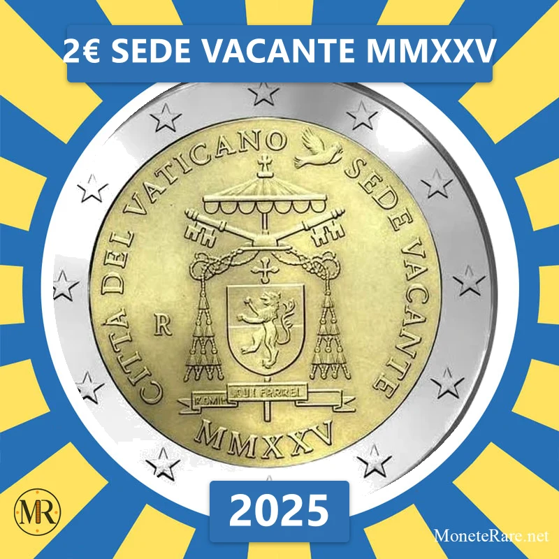 Vatican City 2€ Vacant See MMXXV 2025 (coin photo)