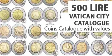 catalogue and value of Vatican 500 lire coins