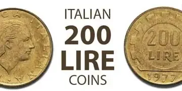 catalogue and value of 200 lire Italian coins