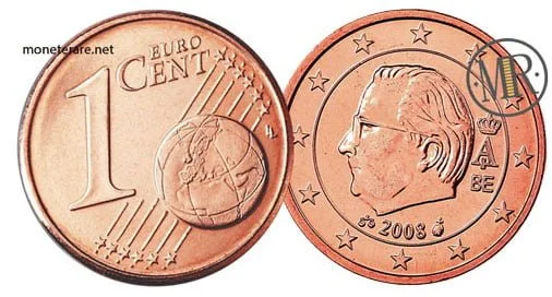 1 Euro Cent Belgium Second Series 2008 2013