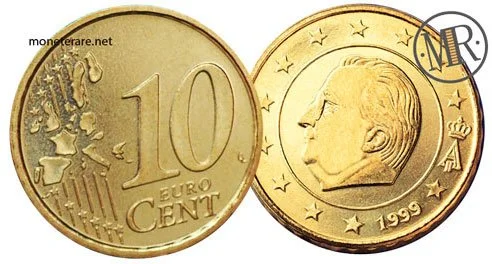 10 Euro Cents Belgium First Series 1999 200610 Euro Cents Belgium First Series 1999 2006