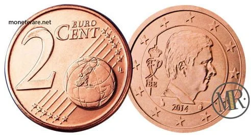 2 Euro Cents Belgium Fourth Series 2014