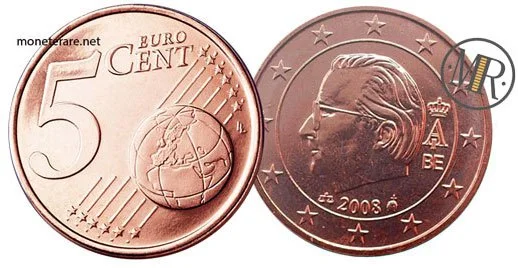 5 Cents Euro Belgium Second Series 2008