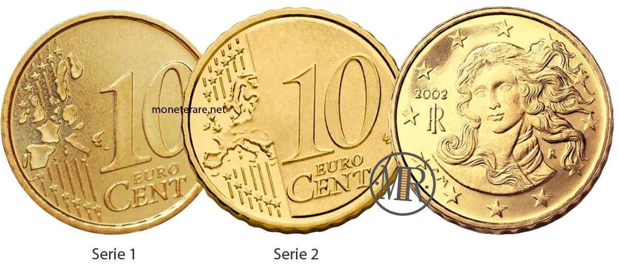 10 Euro Cents Italy Euro Collection
