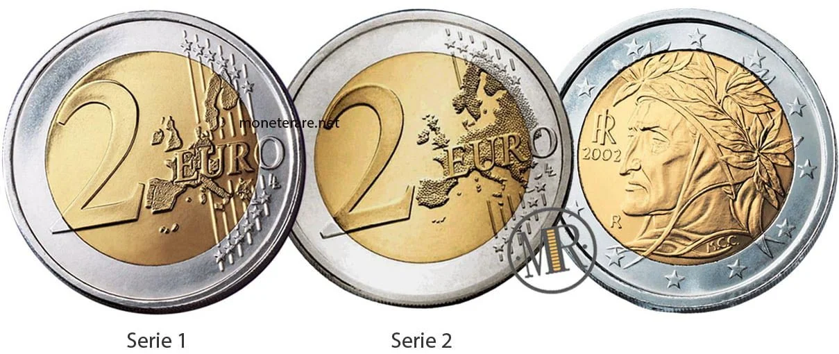 2 Euro Italy Dante