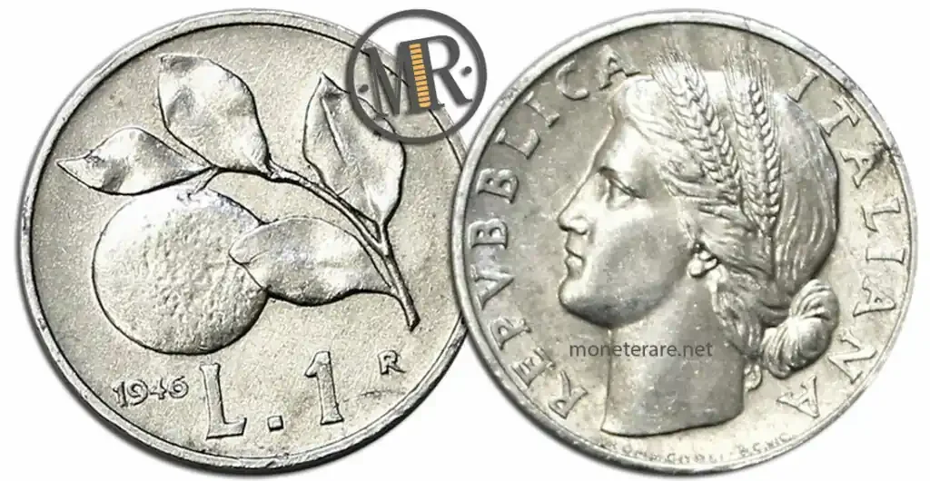 1 Lira Orange coin