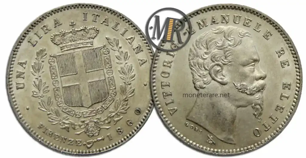 1 Lira Vittorio Emanuele II Florence
