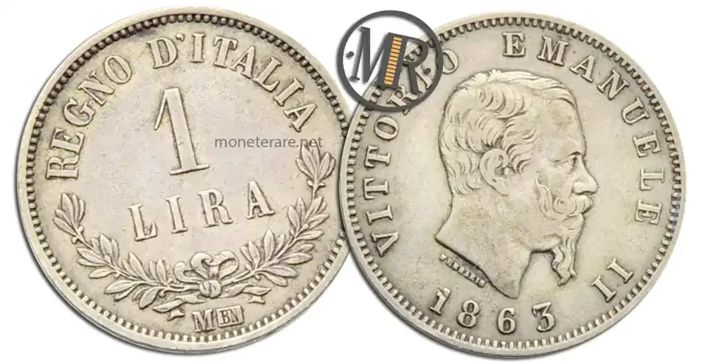 1 Lira Vittorio Emanuele II Value