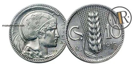 Progetto B per 10 Centesimi 1915