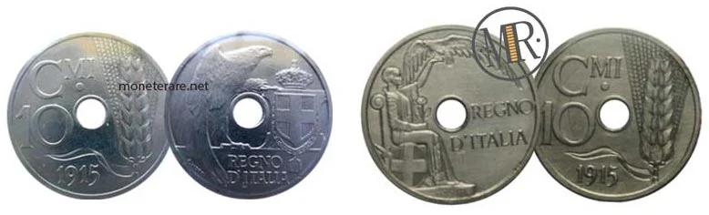 Progetto E per 10 Centesimi 1915