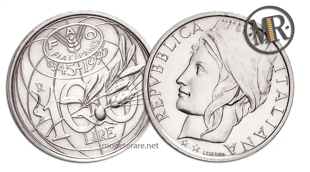 100 Lire FAO Anniversary 1995