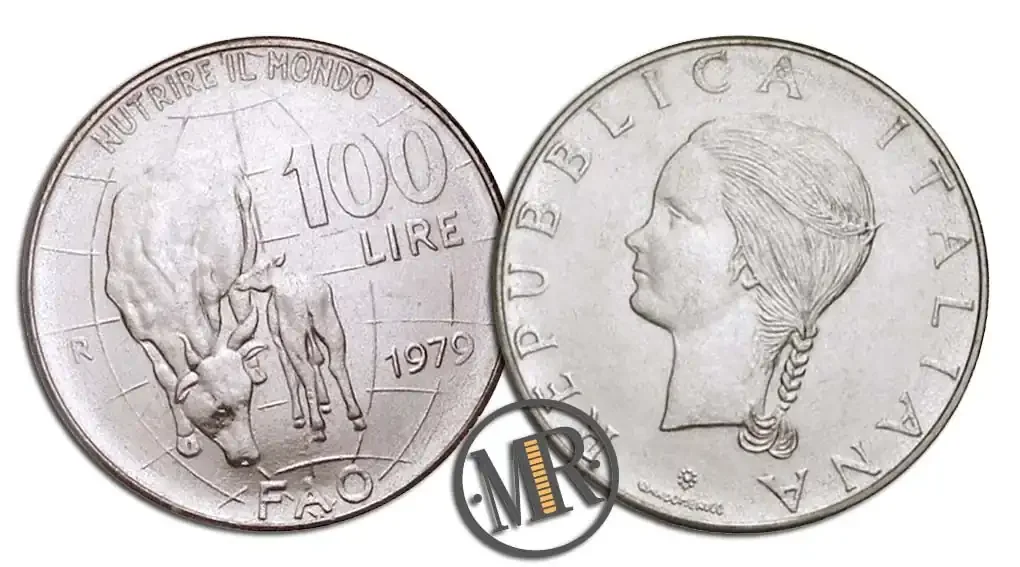 100 Lire 1979 FAO - Nourishing the World